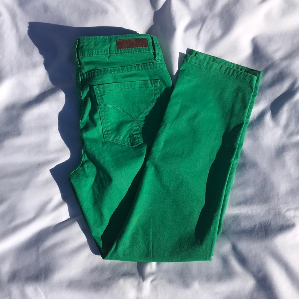 Calvin Klein green jeans